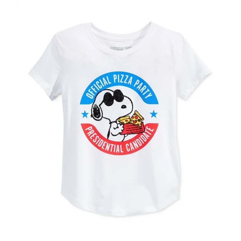Official Pizza Party Presidential Candidate Snoopy Shirt - Small
